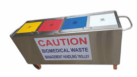 Waste Segregation Trolley SS304