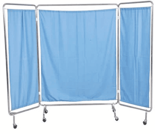 Bed Side Screen MS (Three Folds With Curtains)