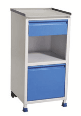 Bed Side Locker Economy Plus MS Body SS Top